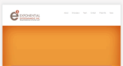 Desktop Screenshot of exponentialent.com